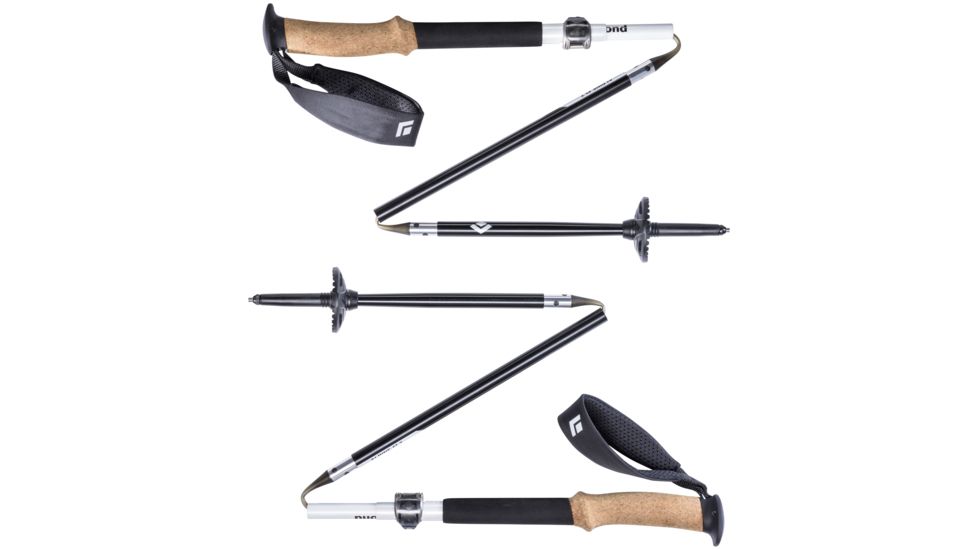 Black Diamond Alpine FLZ Trekking Poles with Tip Protector, 110 cm, BD11220300001101