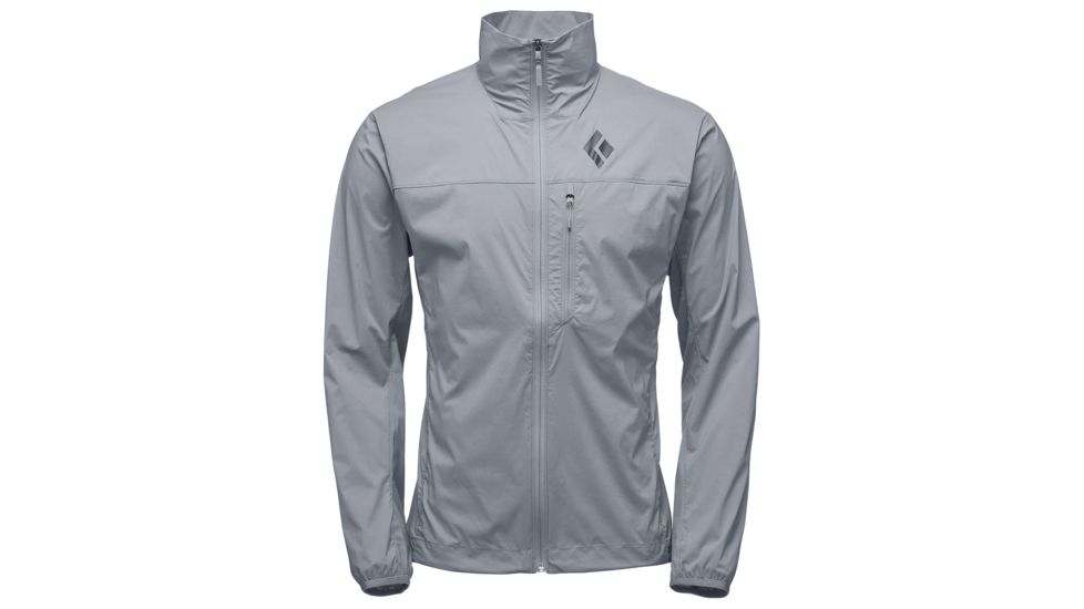Black Diamond Alpine Start Mens Climbing Jacket, Ash, Medium, APZ203030MED1