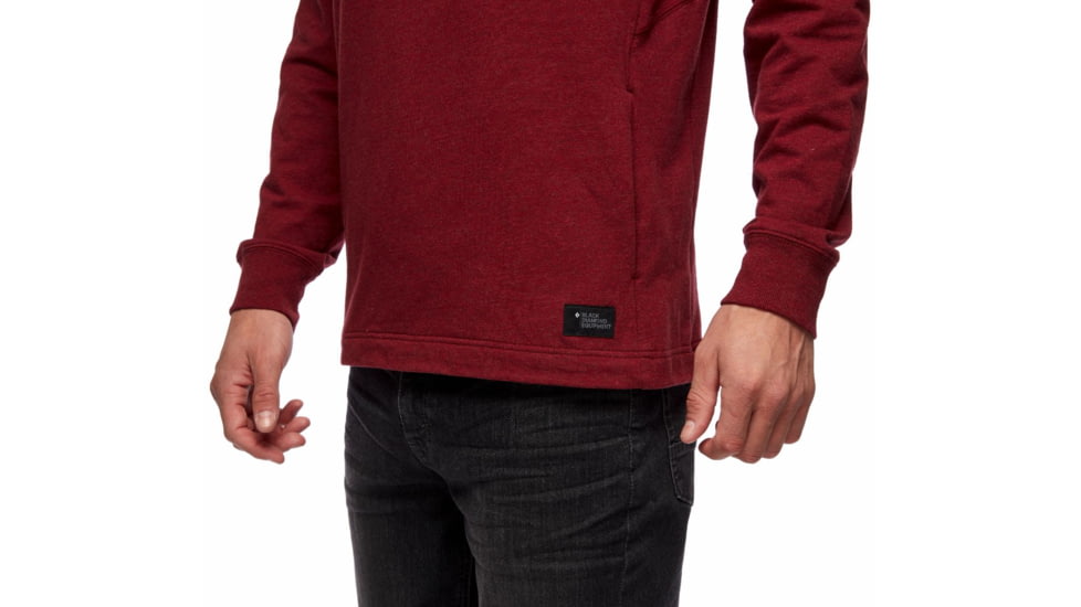 Black Diamond Basis Crew - Mens, Dark Crimson Heather, Medium, AP7523206029MED1