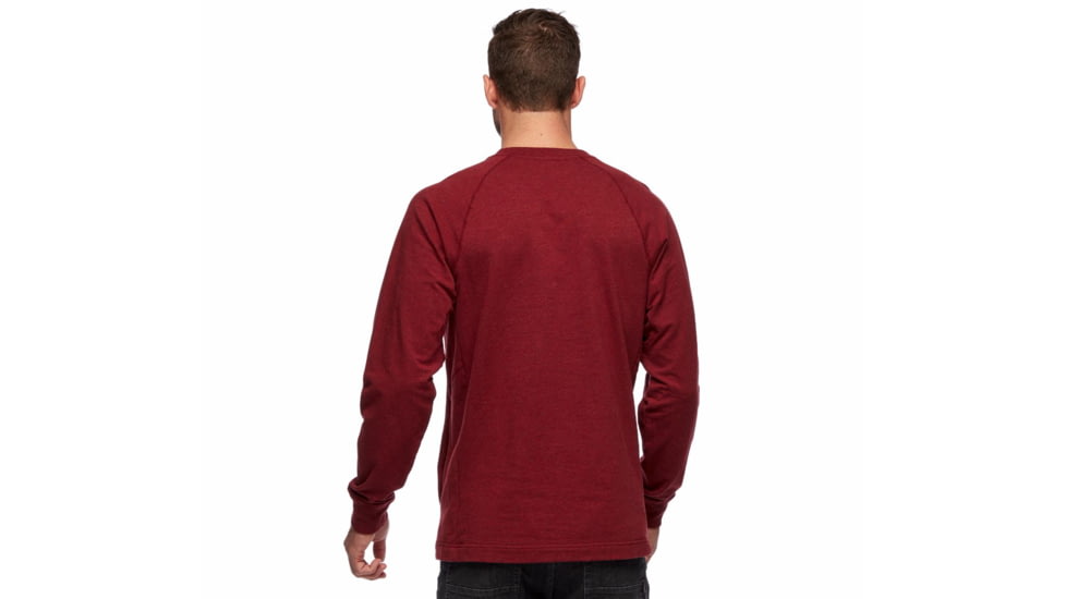 Black Diamond Basis Crew - Mens, Dark Crimson Heather, Medium, AP7523206029MED1