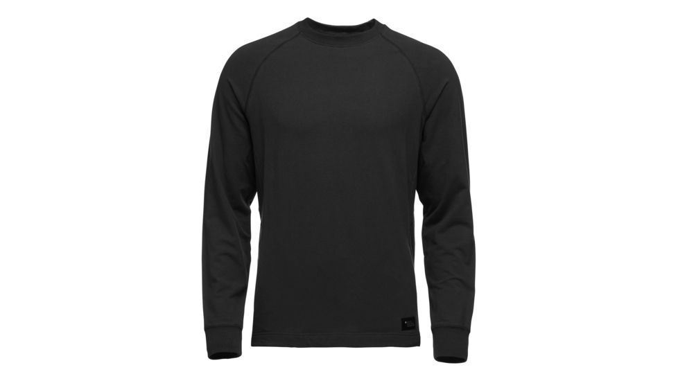 Black Diamond Basis Crew Sweater - Mens, Black, Large, AP7523200002LRG1