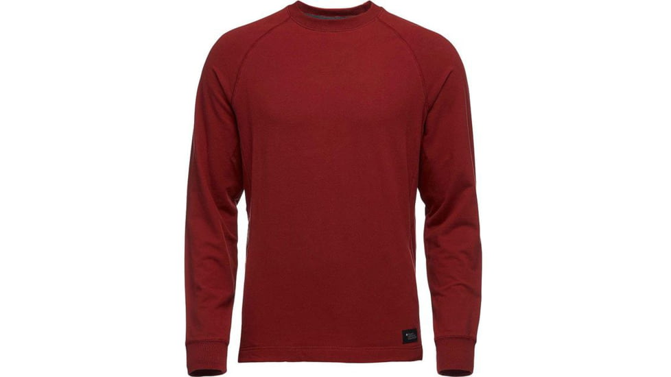 Black Diamond Basis Crew Sweater - Mens, Red Oxide, Small, AP7523206010SML1