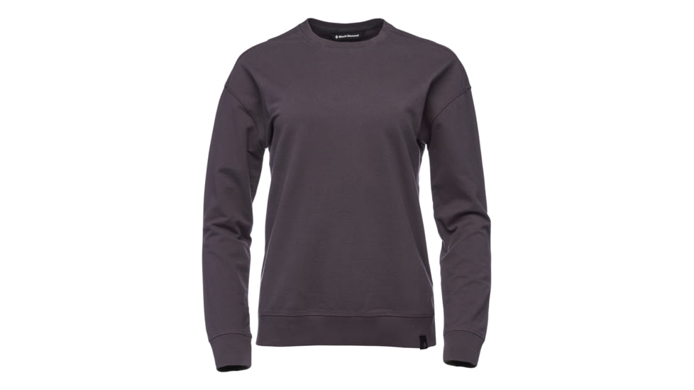 Black Diamond Basis Crew Sweater - Women's, Carbon, Small, AP7523210003SML1