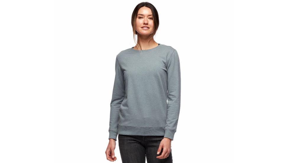 Black Diamond Basis Crew - Womens, Storm Blue Heather, Medium, AP7523214037MED1