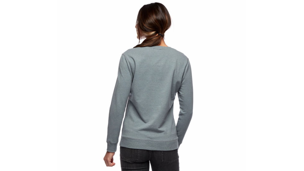 Black Diamond Basis Crew - Womens, Storm Blue Heather, Medium, AP7523214037MED1