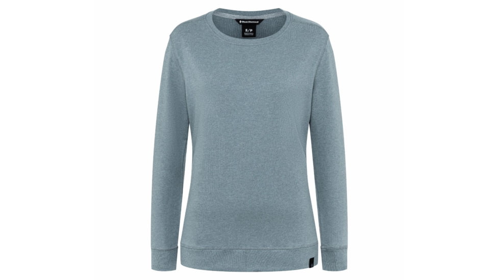Black Diamond Basis Crew - Womens, Storm Blue Heather, Medium, AP7523214037MED1