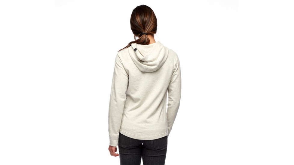 Black Diamond Basis Full Zip Hoody - Womens, Light Gray Heather, Extra Small, AP7523011008XSM1