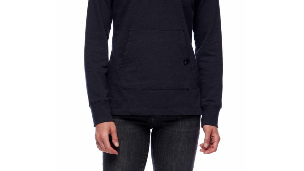 Black Diamond Basis Pullover Hoody - Womens, Black Heather, Large, AP7523020062LRG1