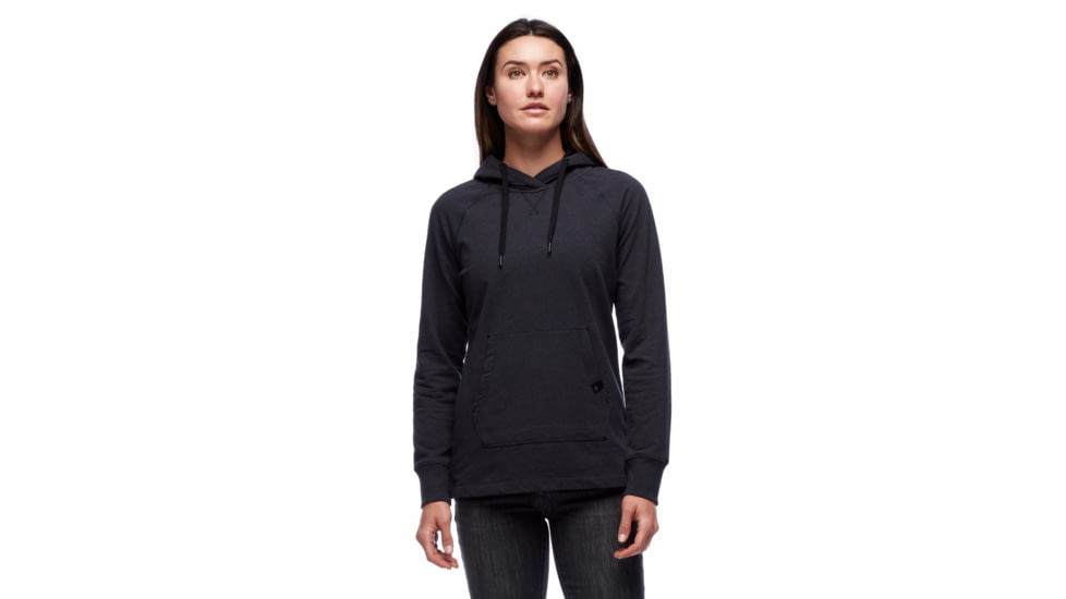 Black Diamond Basis Pullover Hoody - Womens, Black Heather, Large, AP7523020062LRG1