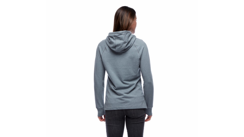 Black Diamond Basis Pullover Hoody - Womens, Storm Blue Heather, Extra Small, AP7523024037XSM1