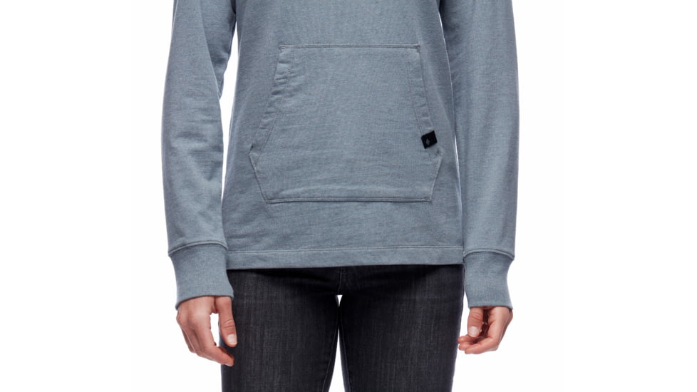 Black Diamond Basis Pullover Hoody - Womens, Storm Blue Heather, Extra Small, AP7523024037XSM1