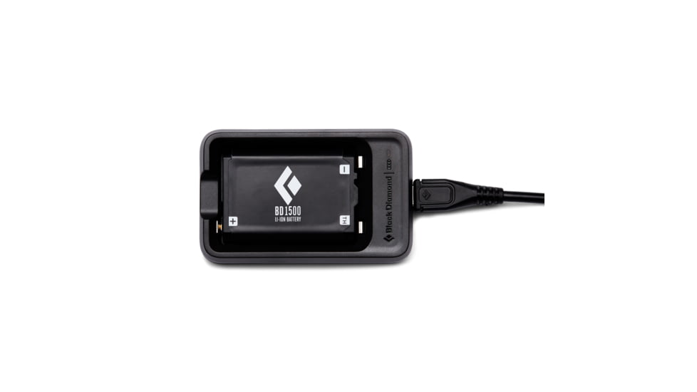Black Diamond BD 1500 Battery w/Charger, One Size, BD6206810000ALL1