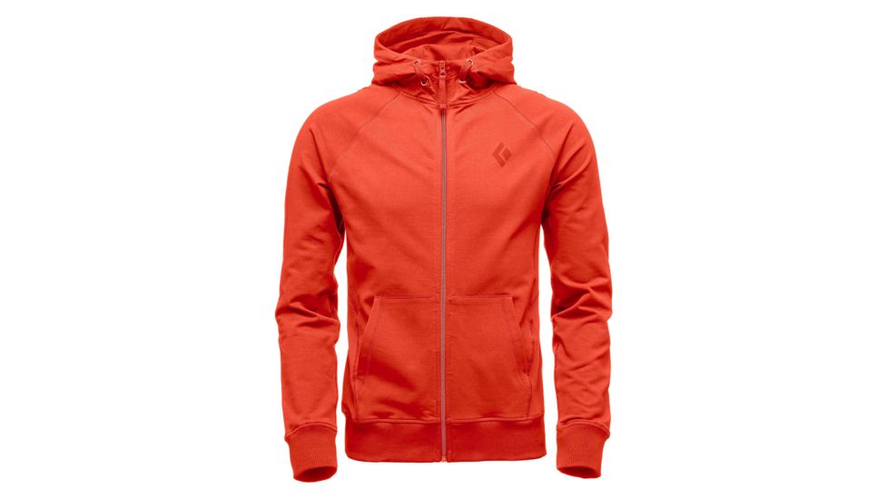 Black Diamond BD Logo Mens Hoodies, Rust, Small, APT12J608SML1