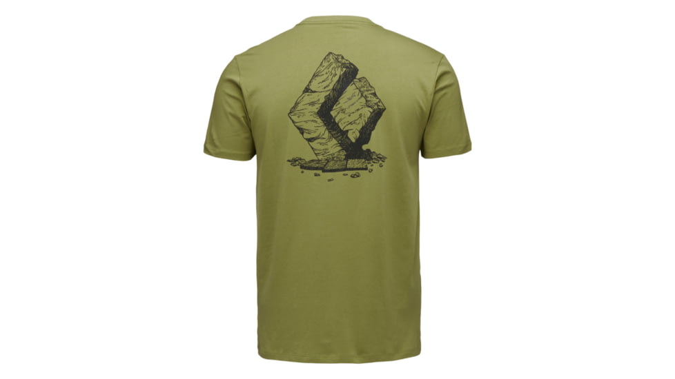 Black Diamond Boulder Short Sleeve T-Shirt - Mens, Camp Green, Medium, AP7524043039MED1