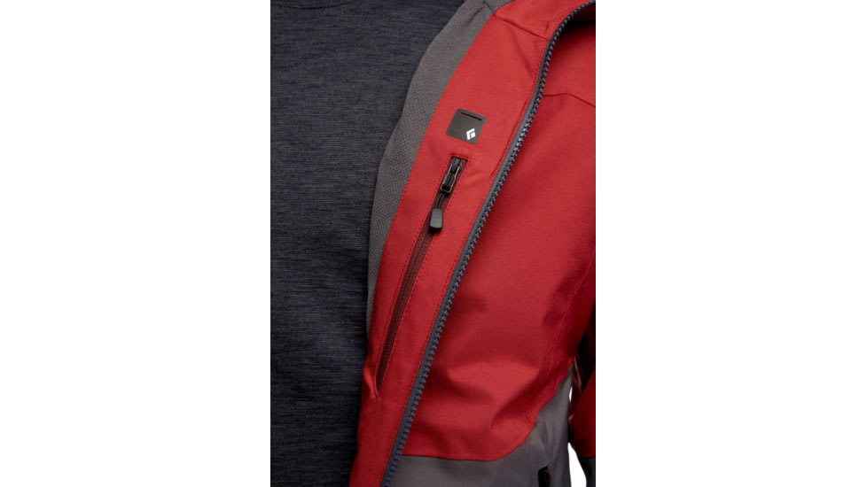 Black Diamond Boundary Line Mapp Insul Jck - Mens, Dark Crimson/Carbon, Medium, AP7461809163MED1