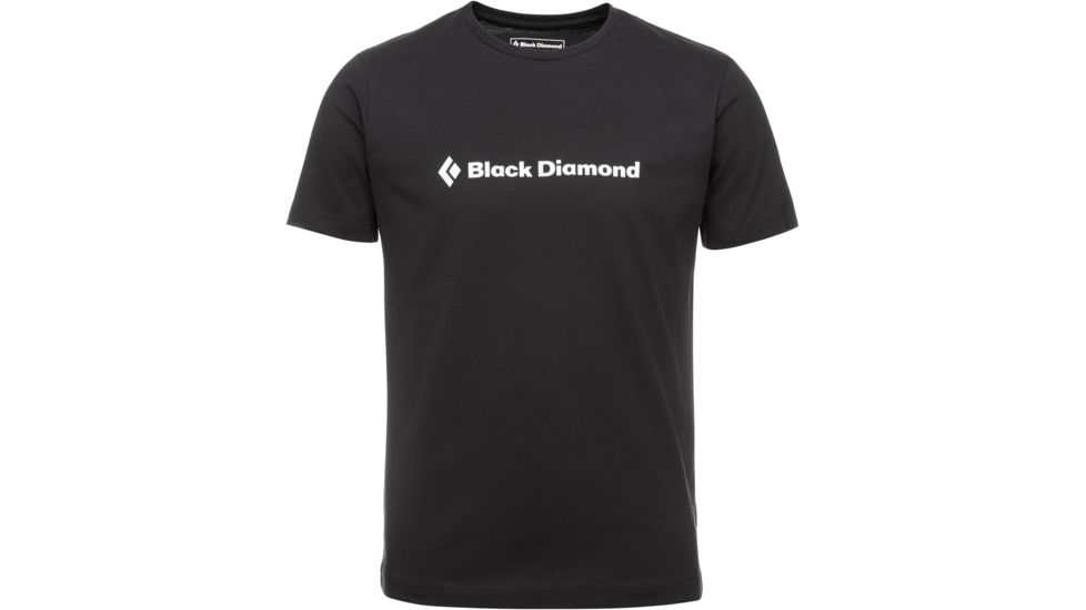 Black Diamond Brand Short Sleeve T-Shirt - Mens, Black, Small, APJ0M6015SML1