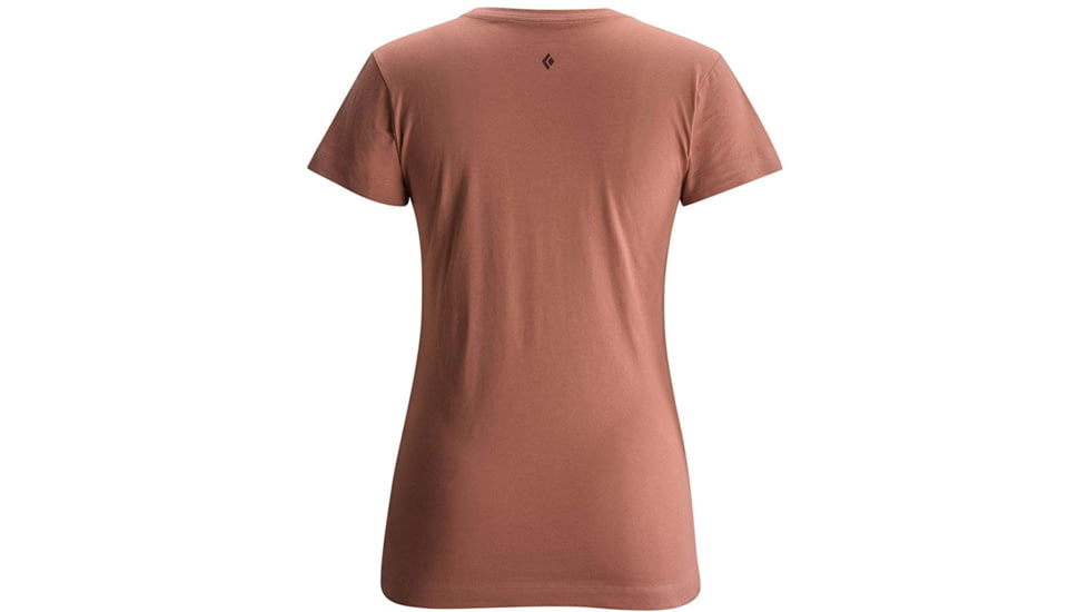 Black Diamond Brushstroke Short Sleeve Tees - Womens, Petal, Extra Small, APJU7X670XSM1