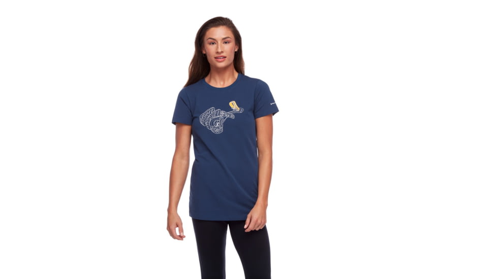 Black Diamond Cam Tee - Womens, Ink Blue, Small, AP7300424014SML1