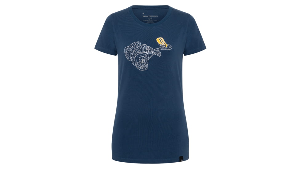 Black Diamond Cam Tee - Womens, Ink Blue, Small, AP7300424014SML1