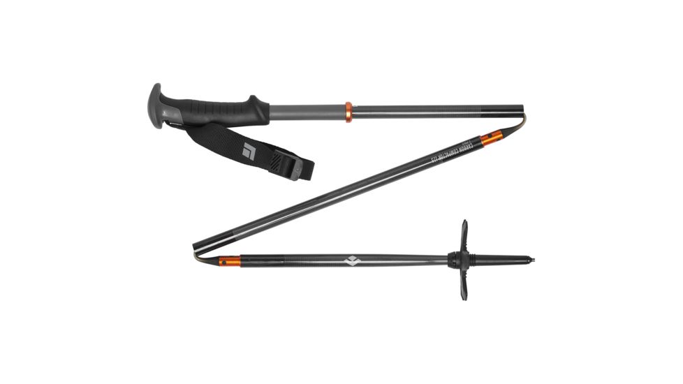 Black Diamond Carbon Compactor Ski Poles, 135cm, BD11158000001351