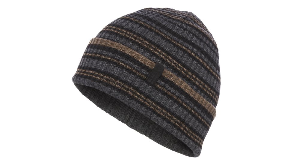 Black Diamond Cardiff Beanie, Black/Walnut Stripe, One Size, AP7210009064ALL1