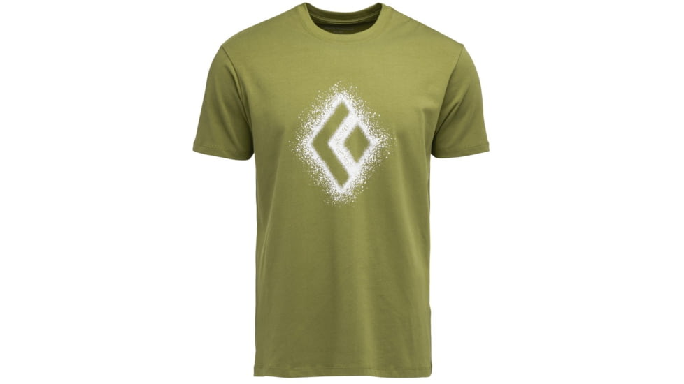 Black Diamond Chalked Up 2.0 Short Sleeve T-Shirt - Mens, Camp Green, Medium, AP7524073039MED1