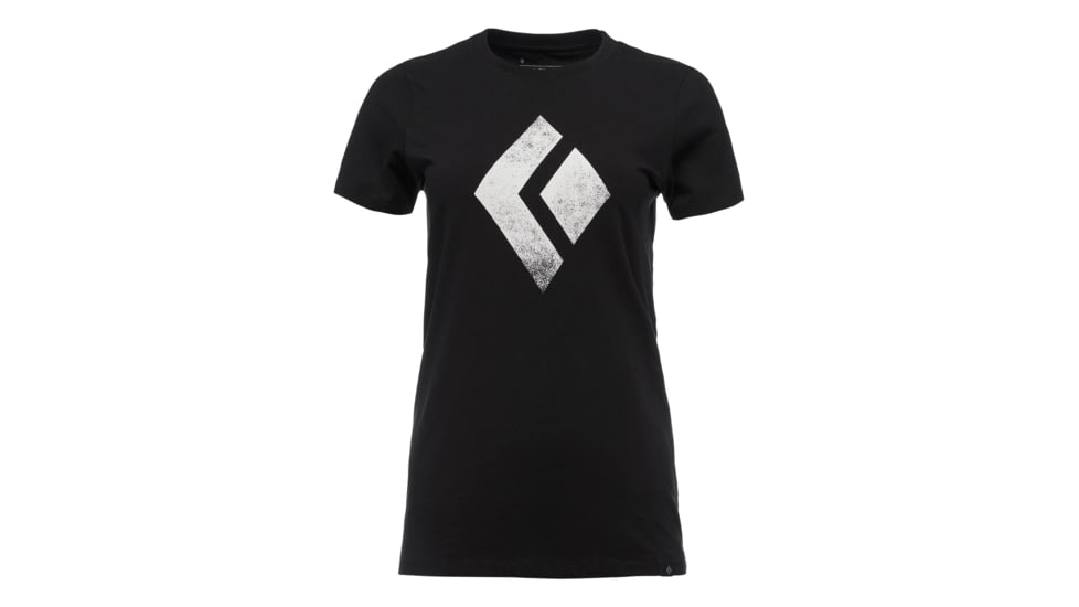 Demo, Black Diamond Chalked Up Short Sleeve T-Shirt - Women's, Black, Small, AP7300520002SML1