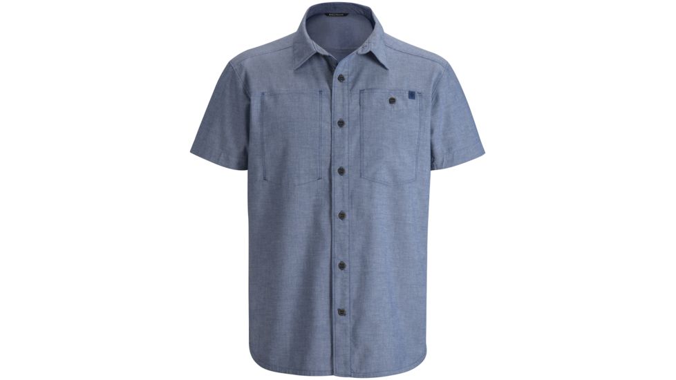 Chambray Modernist Shirt - Mens-Imperial-X-Large
