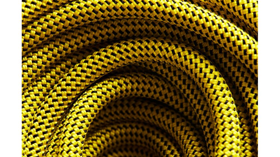 Black Diamond Climbing 7.0 mm Dry Rope, Yellow, 60m BD323005YELO0601