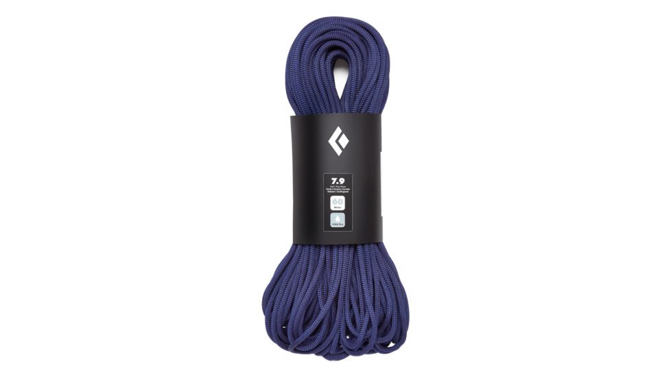 Black Diamond Climbing 7.9 mm Dry Rope, Purple, 60m BD323011PURP0601
