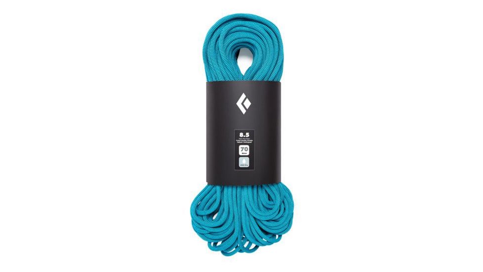 Black Diamond Climbing 8.5 mm Dry Rope, Ultra Blue, 70m, BD323015ULBL0701