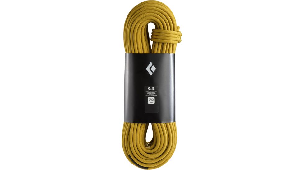 Black Diamond Climbing 9.2 mm Rope-Dual Gold-70 m