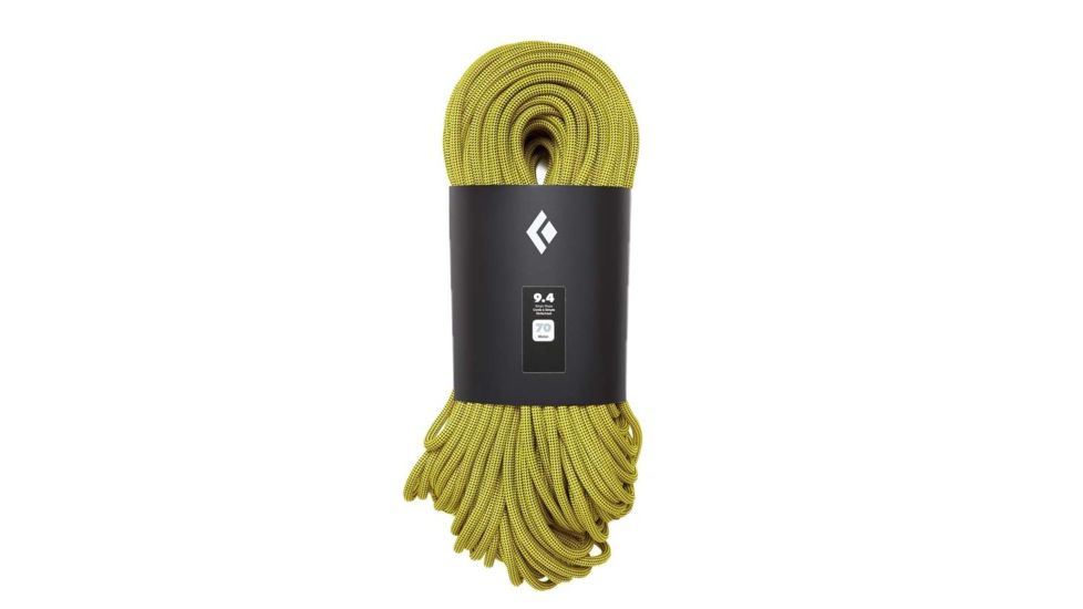 Black Diamond Climbing 9.4 mm Rope, Gold, 70m, BD323021GOLD0701