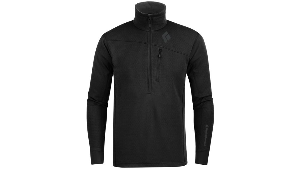 Black Diamond Coefficient 1/4 Zip Jacket - Mens-Black-Large