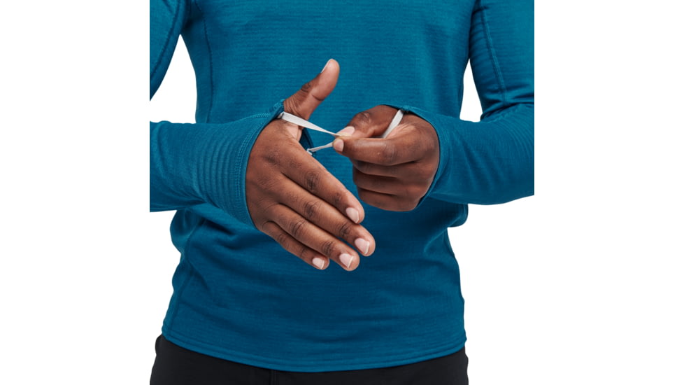 Black Diamond Coefficient LT Crew - Mens, Kingfisher, Large, AP7600254015LRG1