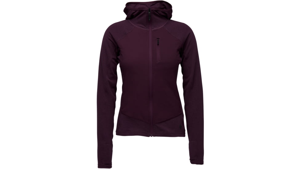 Black Diamond Coefficient LT Hybrid Hoody - Womens, Blackberry, Large, AP7440565016LRG1