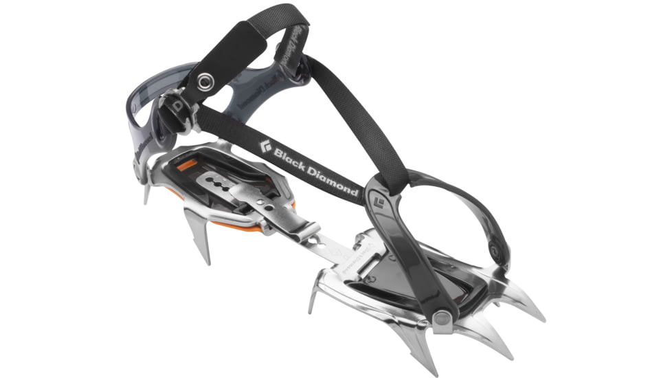 Black Diamond Contact Crampons - Strap, Silver/Black, BLD0404