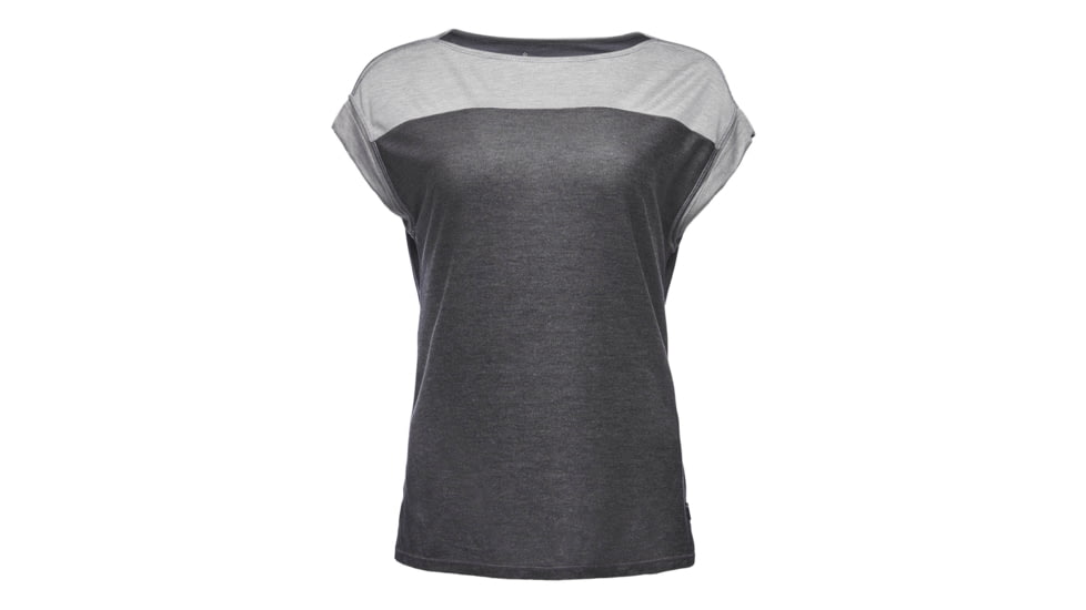 Black Diamond Cottonwood Tee - Womens, Nickel, Medium, AP7522001005MED1