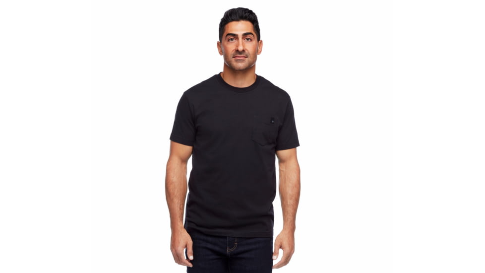 Black Diamond Crag Tee - Mens, Black, Small, AP7520010002SML1