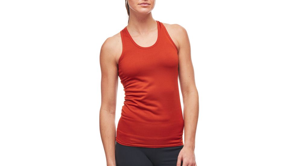 Black Diamond Crux Womens Tank Top, Burnt Sienna, XS/S, APIKQD232X-S1