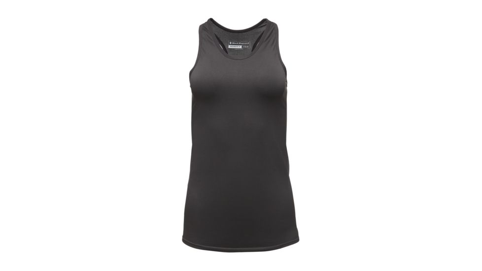 Black Diamond Crux Womens Tank Top, Smoke, XS/S, APIKQD022X-S1