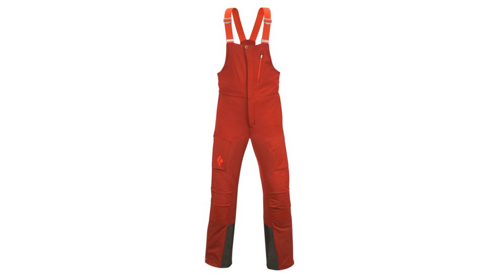 Black Diamond Dawn Patrol Hybrid Bibs - Men's-Burnt Ember-Small