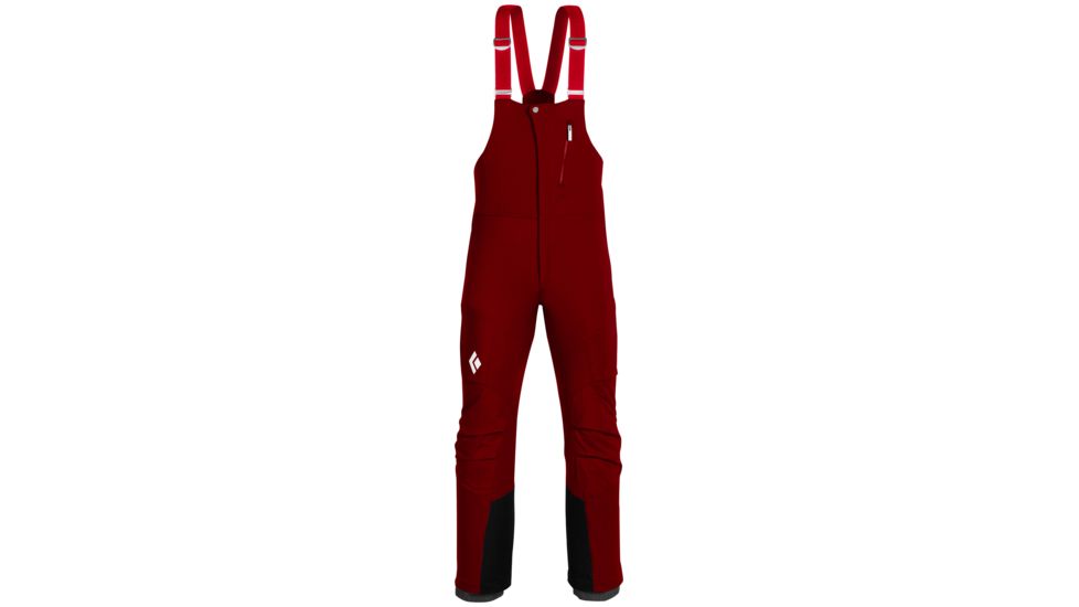 Black Diamond Dawn Patrol Hybrid Bibs - Men's-Deep Torch-X-Large