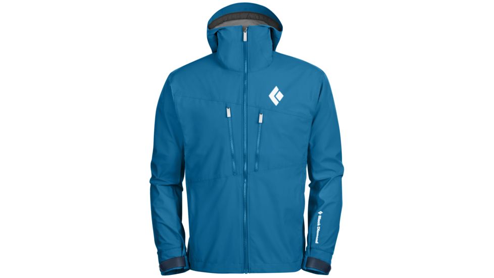 Black Diamond Dawn Patrol Hybrid Shell Jacket - Men's-Sapphire-Large