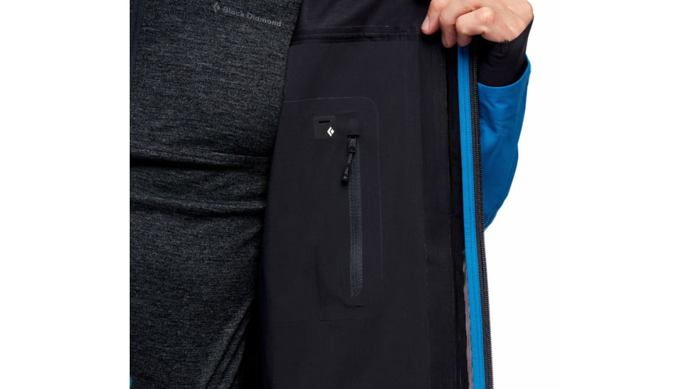 Black Diamond Dawn Patrol Hybrid Shell Jacket - Men's, Kingfisher, Large, AP7450044015LRG1