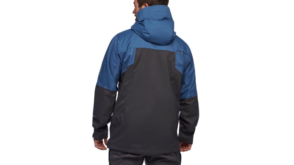 Black Diamond Deploy Wind Shell - Mens, Astral Blue-Carbon, Medium, AP7461809044MED1