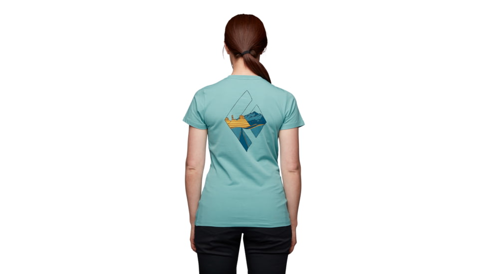 Black Diamond Desert To Mountain Short Sleeve Tee - Womens, Coastal Blue, Large, AP7302364054LRG1