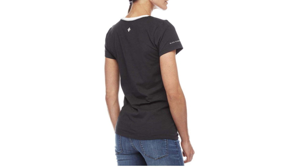 Black Diamond Diamond Contour T-Shirt - Women's, Large, Smoke, AP7300050006LRG1