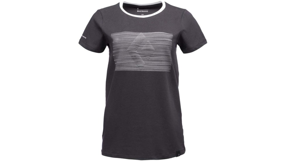 Black Diamond Diamond Contour T-Shirt - Women's, Large, Smoke, AP7300050006LRG1