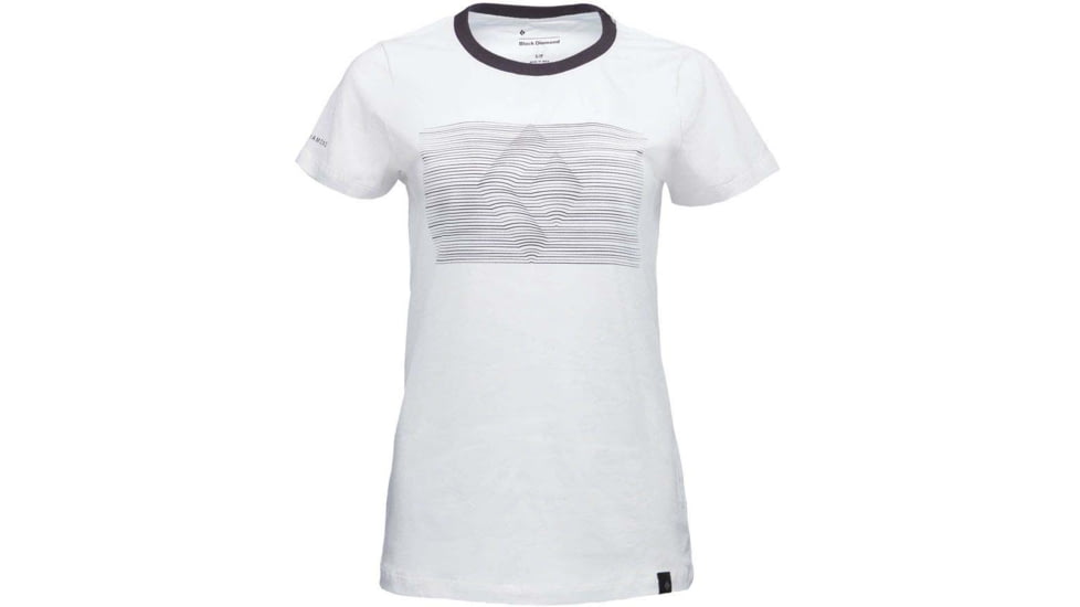 Black Diamond Diamond Contour T-Shirt - Women's, Small, White, AP7300051006SML1